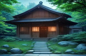 日本成人影片产业数据看板截图风插画，深色背景上排列多个霓虹数字指标面板，科技感强
